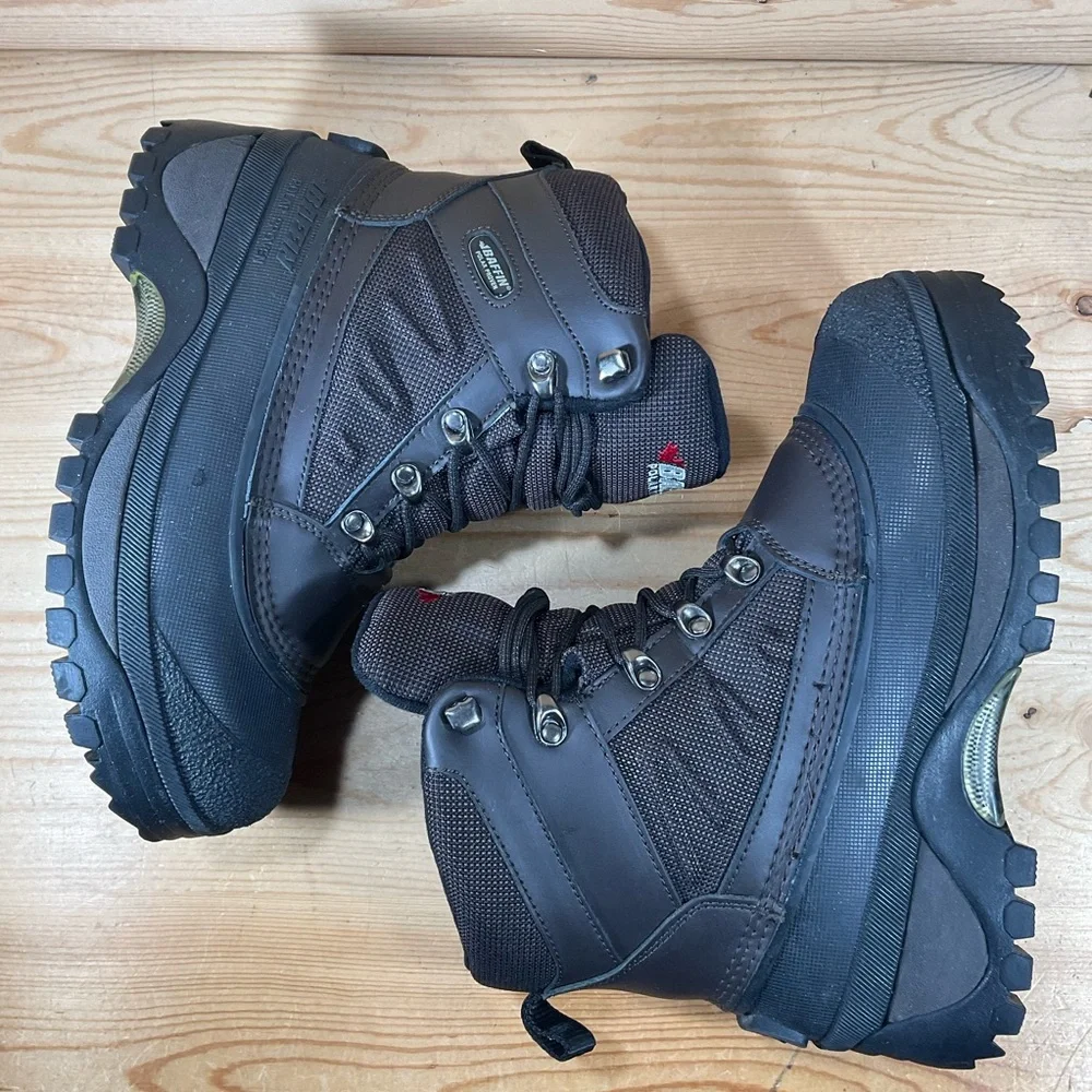 Baffin Edge Winter Boot Men's 8 Brown/Black Insulated Lace Up Polar Proven -40
